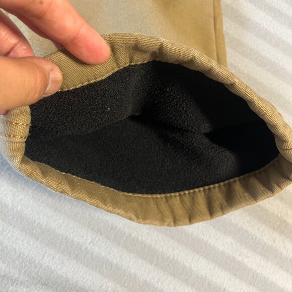 Caterpillar Pants Mens 38x32 Tan Lined Workwear Fleece Winter Heavy Duty CAT - Picture 13 of 13